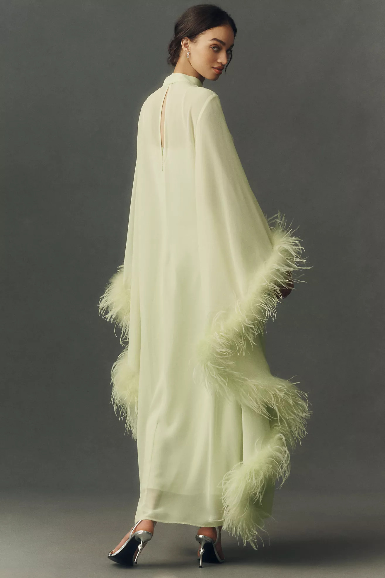 Hutch Feathered Kaftan | Anthropologie (US)