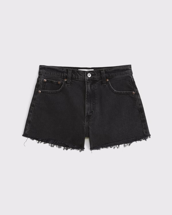 High Rise 90s Cutoff Short | Abercrombie & Fitch (US)