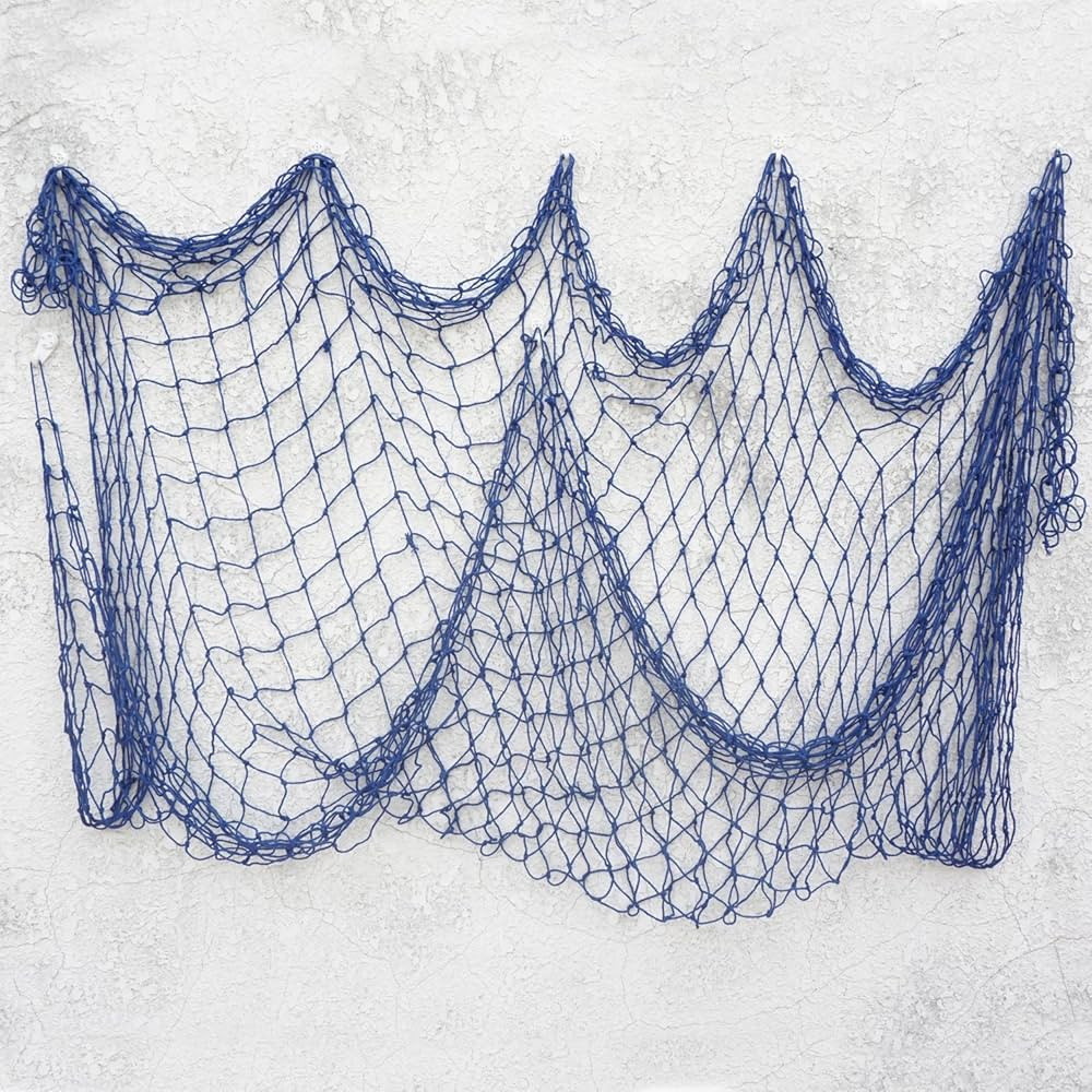 Bilipala Decorative Fish Netting, Fishing Net Decor, Ocean Pirate Beach Theme Party Decorations, ... | Amazon (US)