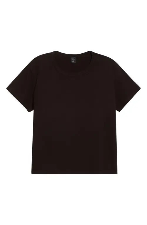LESET The Margo Tee in Chocolate at Nordstrom, Size X-Large | Nordstrom