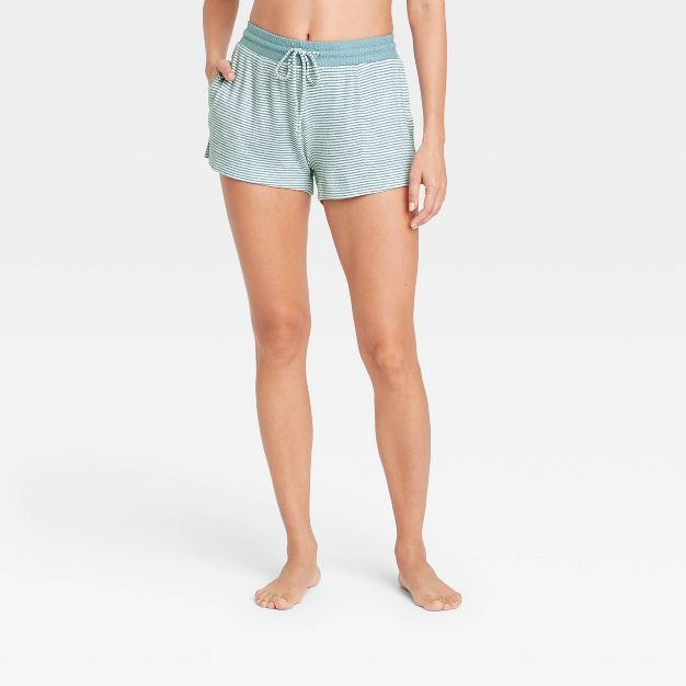 Women's Perfectly Cozy Striped Lounge Shorts - Stars Above™ | Target
