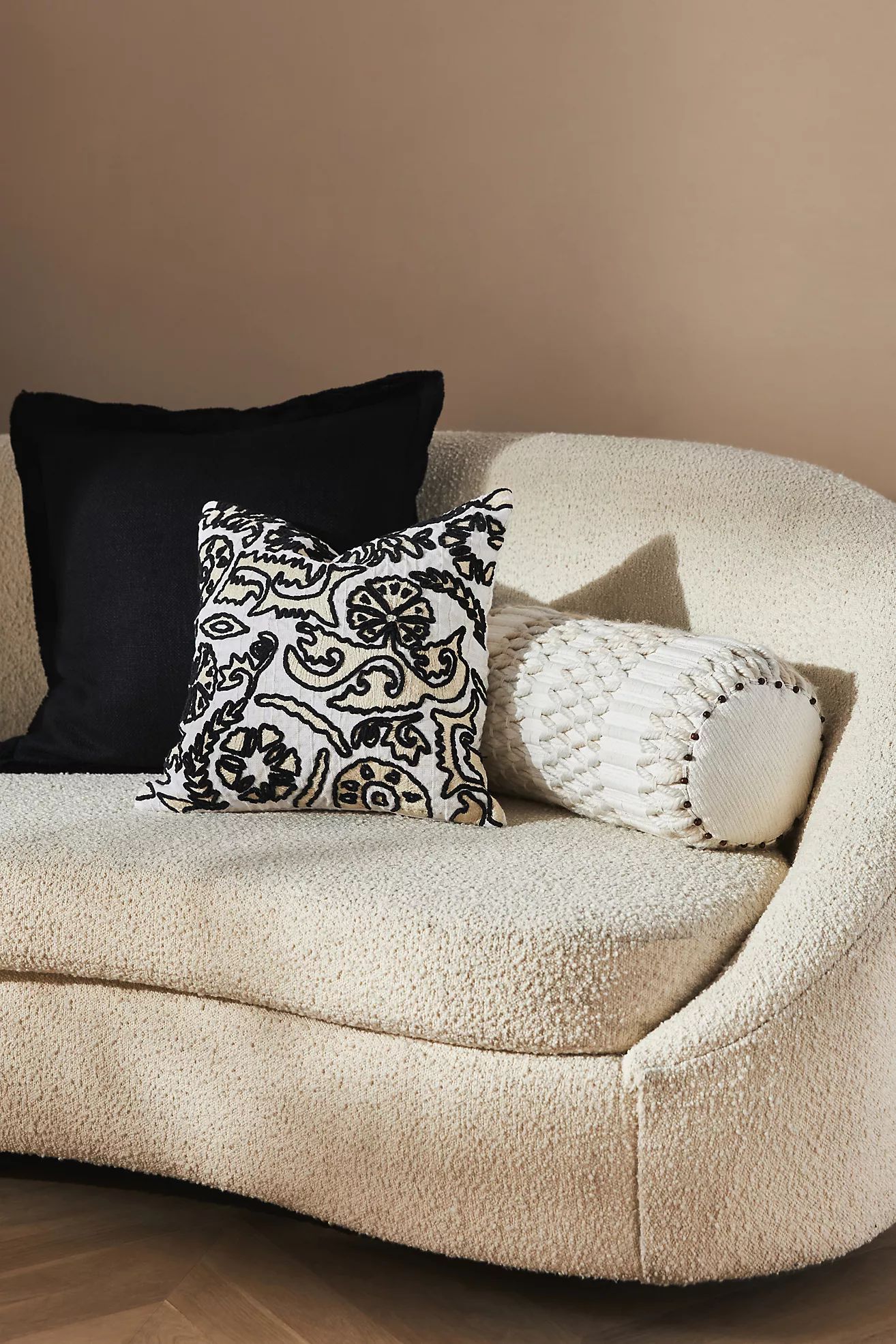 Embroidered Paola Pillow | Anthropologie (US)