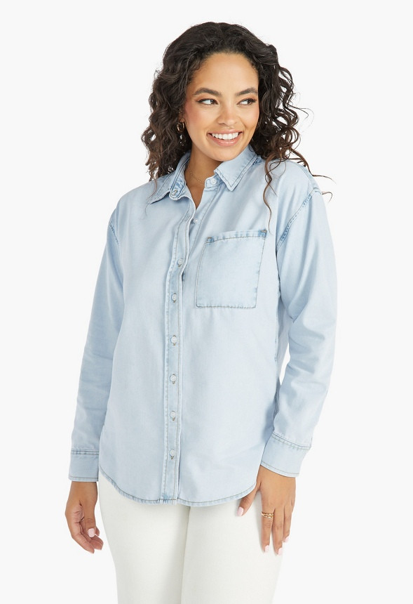 Denim Shirt | JustFab