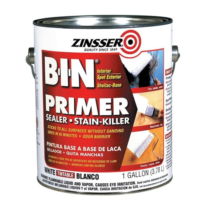 Zinsser B-I-N Interior Multi-Purpose Shellac Wall and Ceiling Primer (1-Gallon) Lowes.com | Lowe's