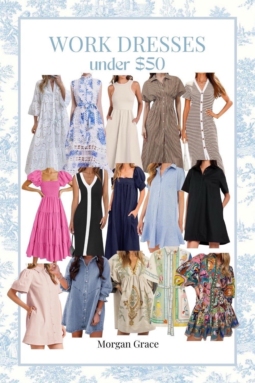 work dresses under $50, affordable work dresses, budget friendly work outfits, office dresses for women, professional dresses women, business casual dresses, business casual outfit ideas, office outfit ideas women

amazon work dress, amazon work dresses under $50, amazon business casual outfits, affordable office outfits, workwear on a budget, affordable workwear women

conservative dresses, modest work dresses, modest office outfit, church dress, modest midi dress, modest maxi dress, classroom appropriate outfits, teacher outfits women

midi dress for work, maxi dress for work, knee length work dress, short sleeve work dress, half sleeve dress, long sleeve work dress, flowy work dress, comfortable work dress, breathable work outfits

easy work outfits, effortless work outfit, quick office outfit ideas, everyday work outfit, simple work outfit ideas, polished work looks

spring work outfits 2026, summer work outfits women, fall work outfit ideas, seasonal workwear women

cute work outfits, chic office style, classy outfit ideas women, feminine workwear, neutral work outfits, minimal work style

back to school outfits women, school outfit ideas, teacher workwear, internship outfits women

work outfit inspo, office outfit inspo, workwear capsule wardrobe, wardrobe essentials for work

amazon fashion finds, amazon outfits women, amazon fashion under $50, trendy amazon fashion, affordable fashion finds

#LTKSeasonal #LTKootd #LTKWorkwear