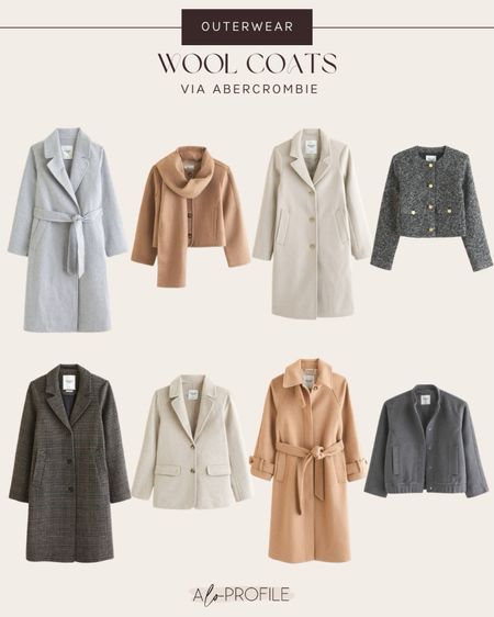 Abercrombie Outerwear : Wool Coats // Abercrombie fashion, Abercrombie winter coats, Abercrombie wool coats, AF, Abercrombie winter jackets, Abercrombie winter style, Abercrombie outfits