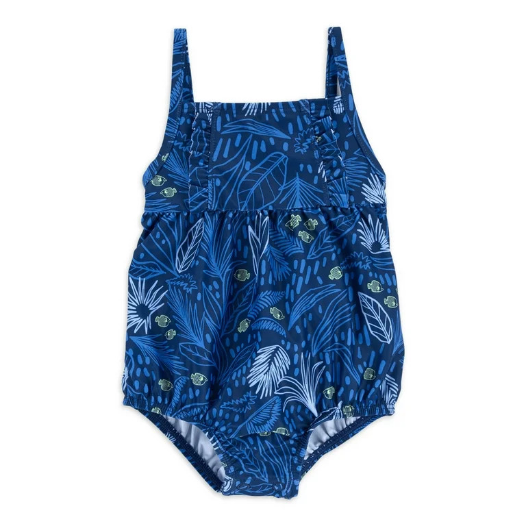 Carter's Child of Mine Baby and Toddler Girl Bubble One-Piece Swimsuit, Sizes 0/3-18M - Walmart.c... | Walmart (US)
