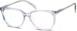 Mist/Blue Square Glasses #662916 | Zenni Optical | Zenni Optical (US & CA)