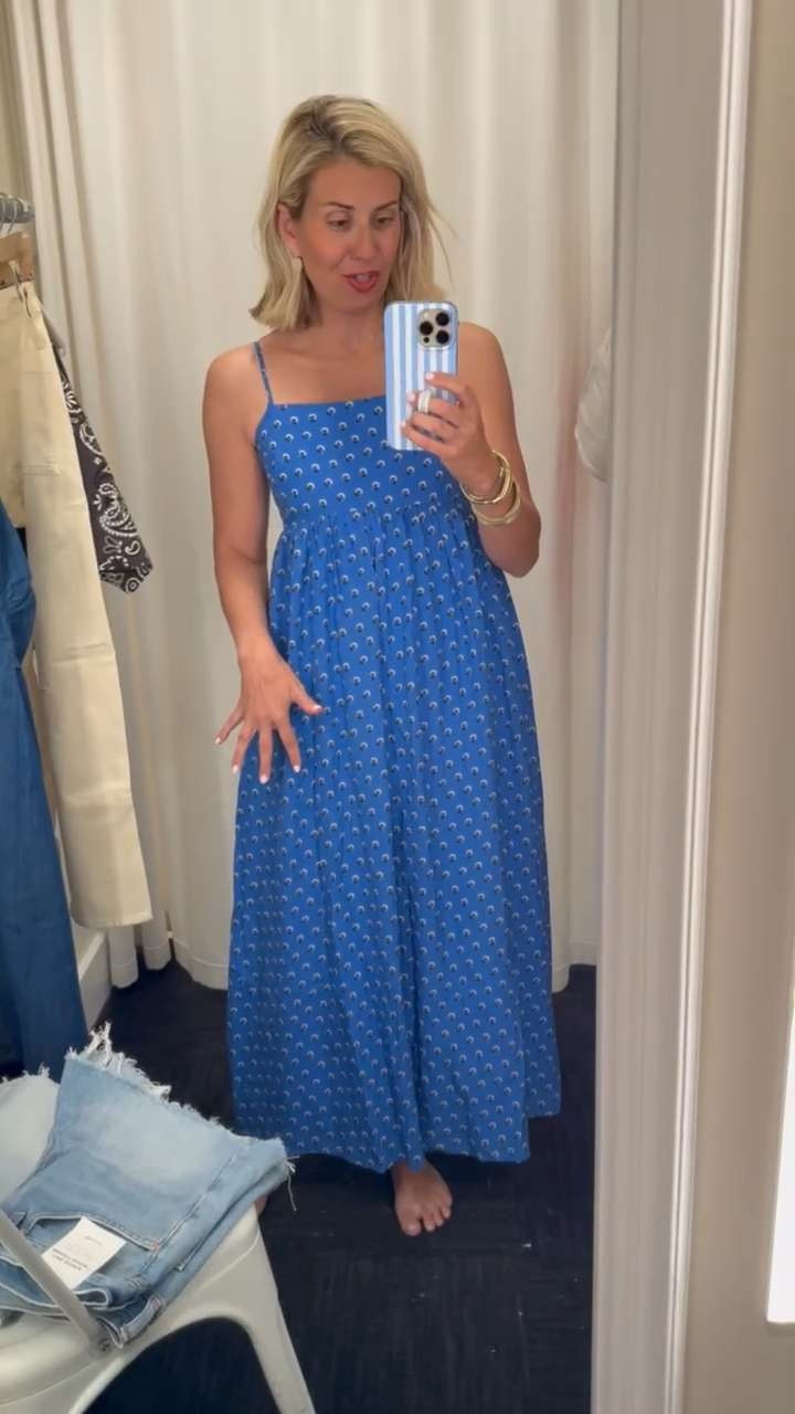 #LTKxMadewell 20% off sitewide - This dress is stunning. I love the light smocking in the back, adjustable straps, pockets and print!! This dress is an easy yes. Wearing size small. 

 #LTKxMadewell #LTKootd #LTKSaleAlert