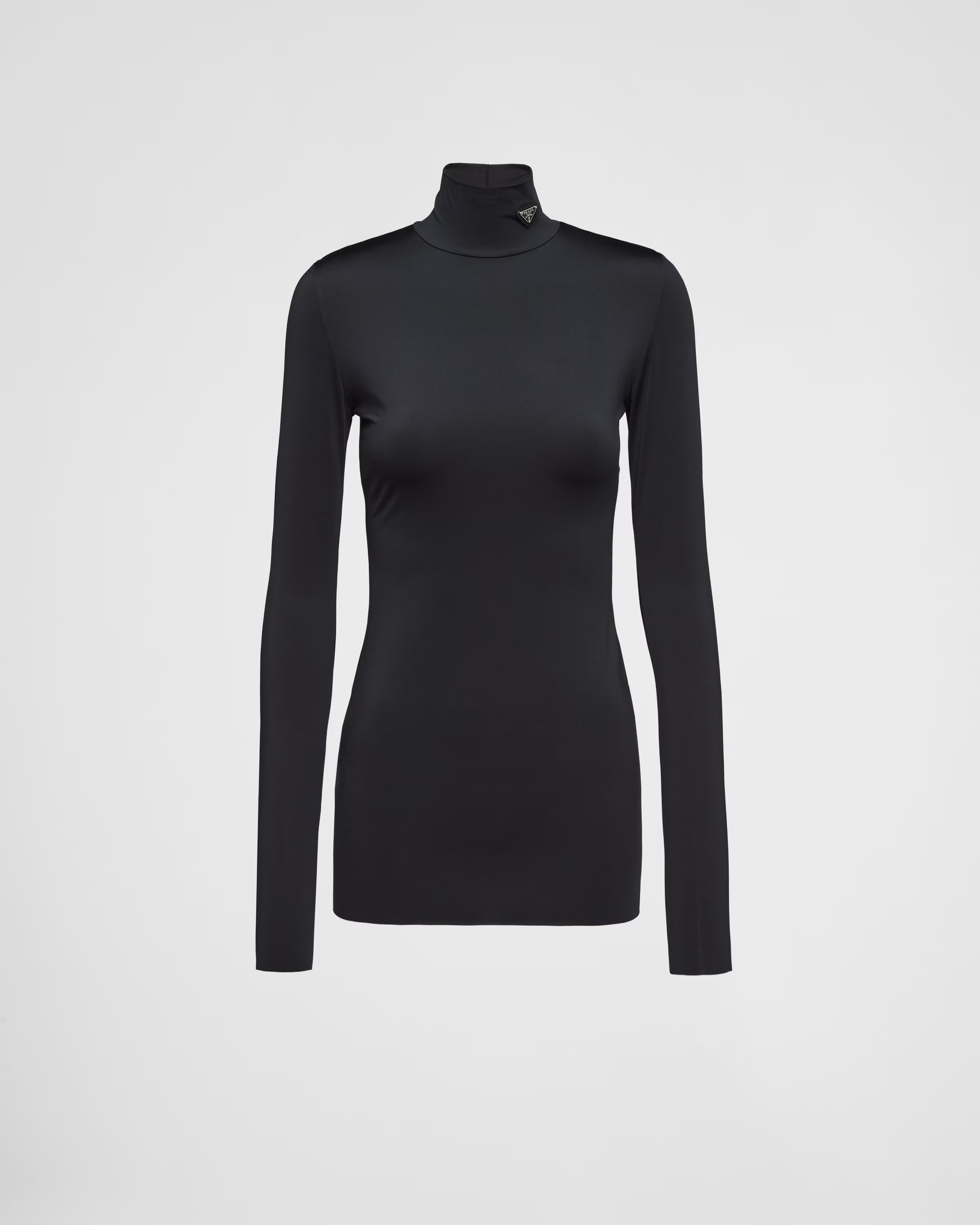 Jersey turtleneck top | Prada US