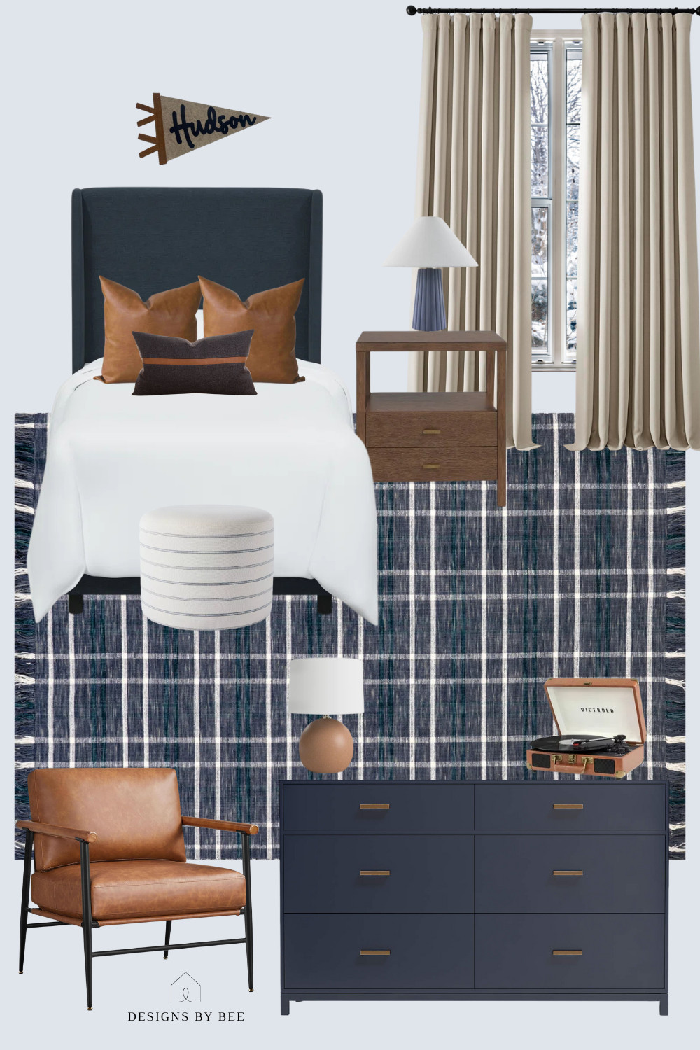 Tilly Upholstered Bed curated on LTK