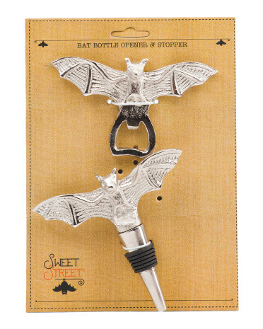 Bat Bottle Opener And Stopper Set | TJ Maxx