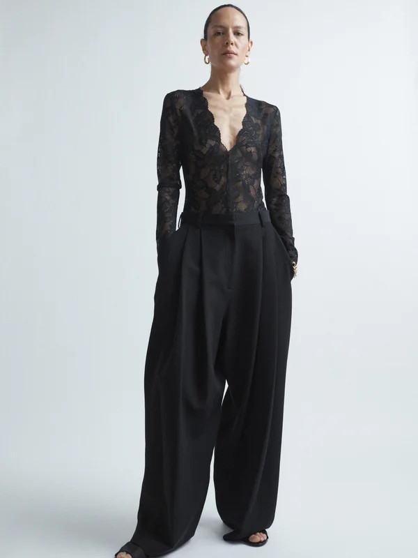 Giant pleat-front suit trousers | Raey | Matches (US)