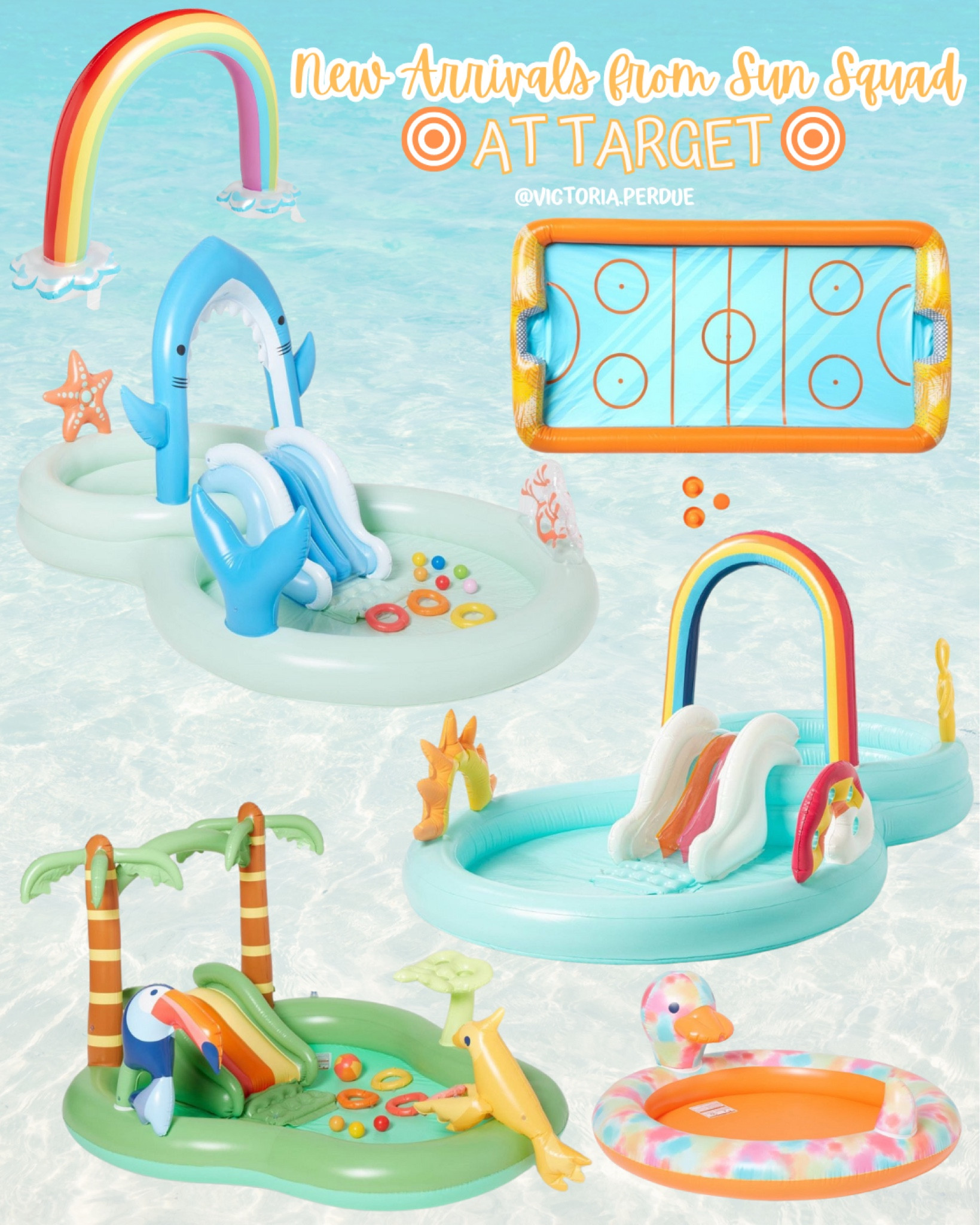 New arrivals from Sun Squad at Target ☀️ 

Beach essentials, beach toys, pool toys, pool days, target finds, blow up pool, outdoor fun, baby pool, toddler pool, inflatable pool, sprinkler

#LTKparties #LTKkids #LTKfamily