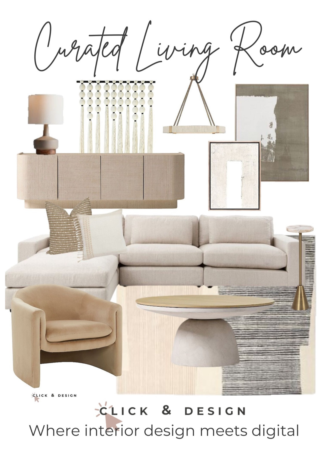 West Elm inspired minimalist living room.

#LTKHome