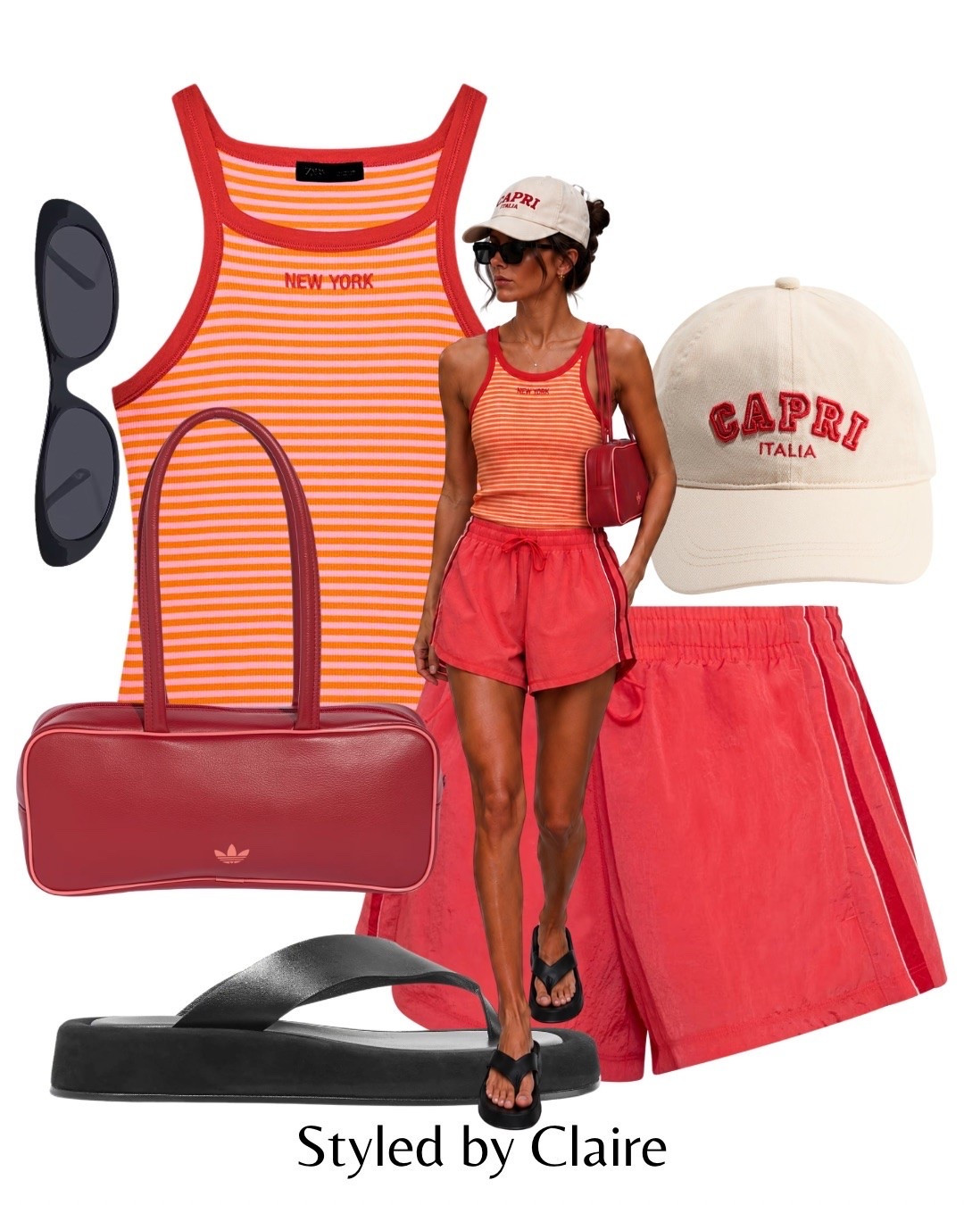 ADIDAS SANTIAGO SHORTS❤️‍🔥
Tags: mini track woven shorts coral red white stripe tank top contrast lining Zara cap capri H&M cream flat thong sandals black revolve Tony Blanco sunglasses adicolor bag bowling fashion city break beach holiday vacation inspo outfit ideas Barcelona Ibiza cool girl style summer vacation

#LTKsummer #LTKstyletip #LTKbag