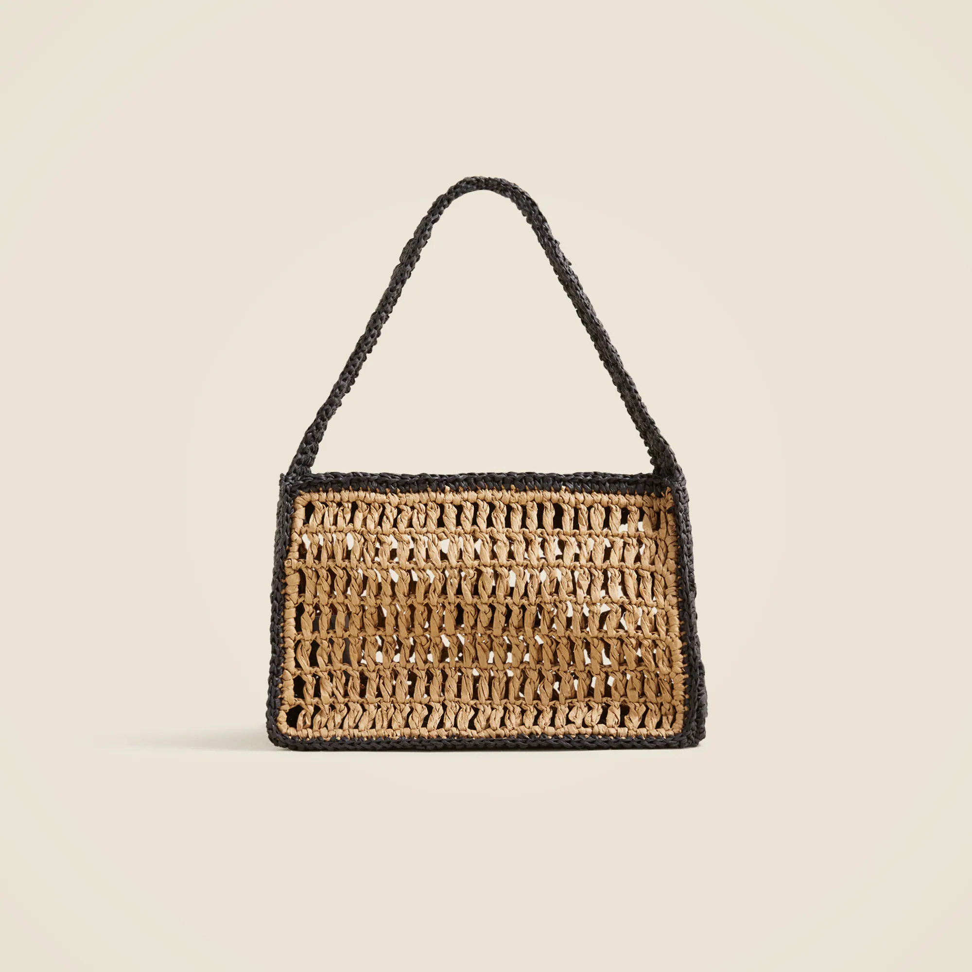 Paros open-weave bag in straw | J. Crew US