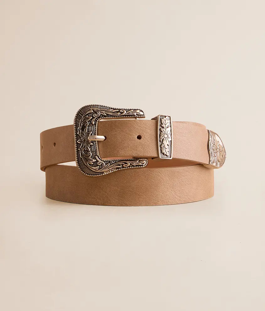 Distressed Western Belt | Buckle