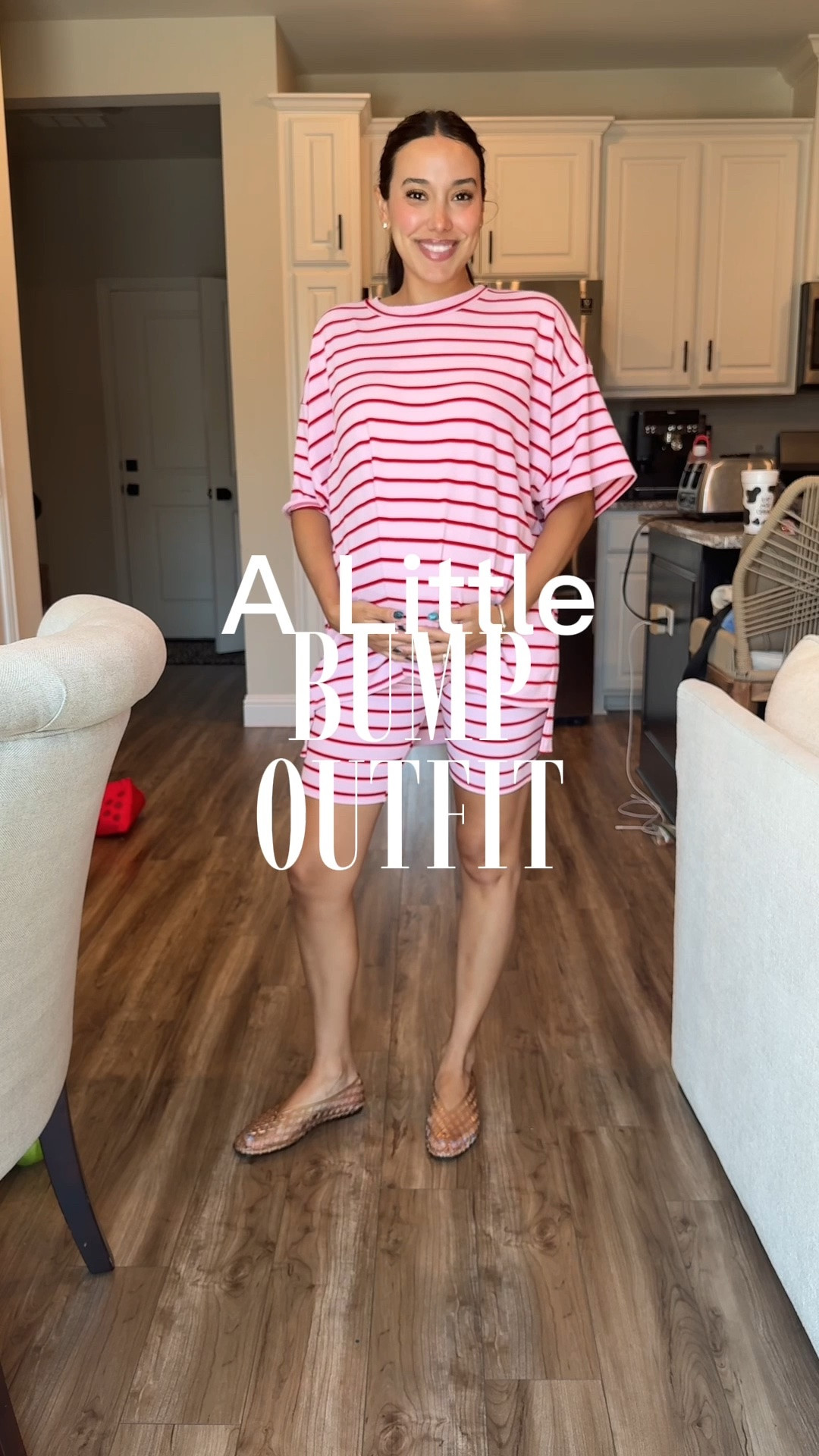 Bump friendly outfit from Talulah & jelly shoes are my uniform while pregnant

#LTKBump #LTKgrwm #LTKootd