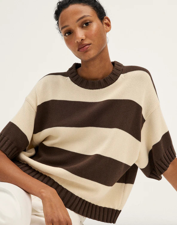 Relaxed Sweater Tee in 100% Cotton | Madewell