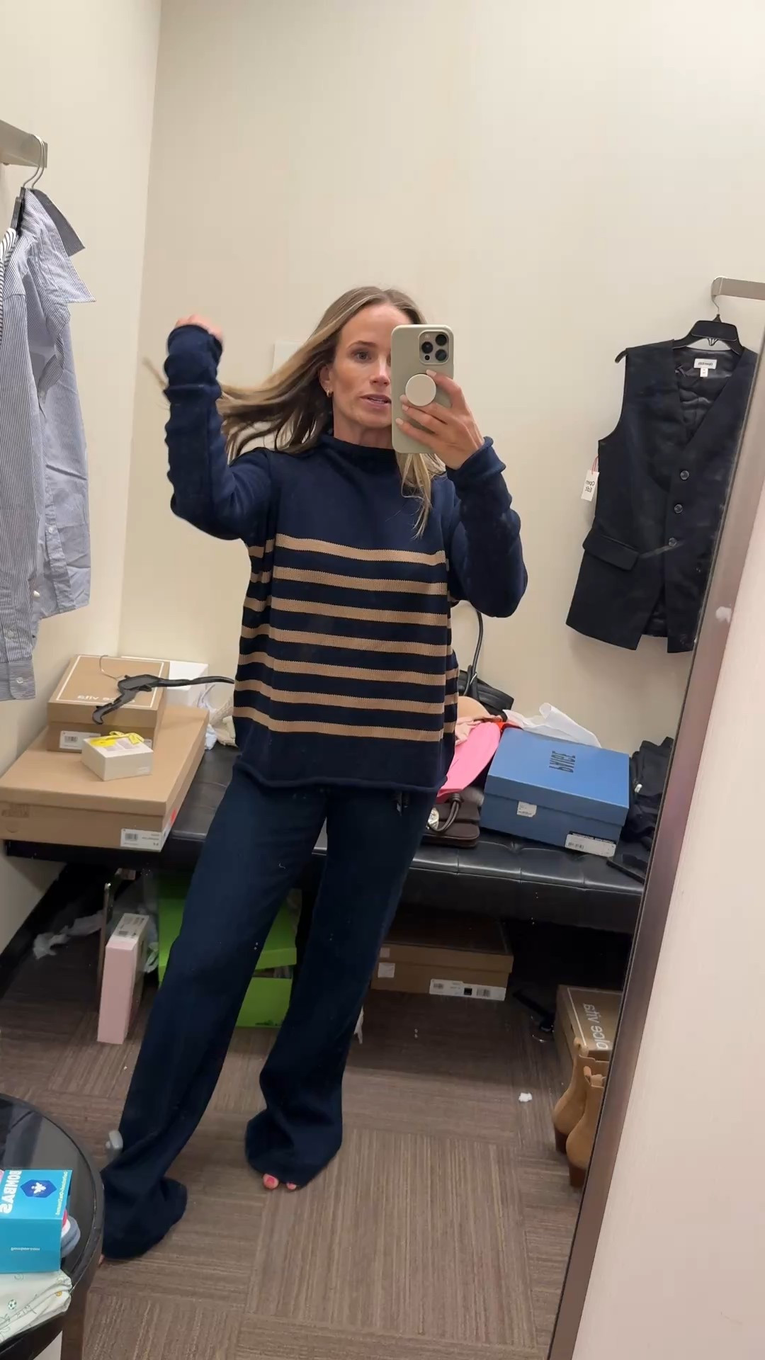 I own this in cream too and the fit and weight is perfect. Definitely worth investing in. I have an XS 

#LTKSaleAlert #LTKOver40