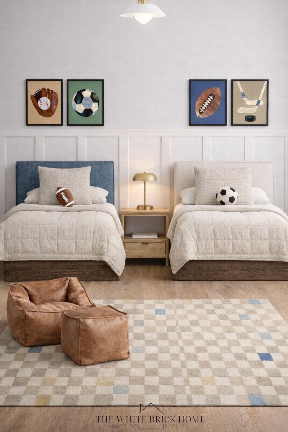 A clean, elevated boys bedroom design that blends tailored neutrals with playful sports details for a fun shared bedroom. 

Boys room, boys bedroom, kids room, kids bedroom, boys room wall art, boys room bed, boys room decor, boys room rug, boys room chair, boys room bedding, boys room wall art, boys room bedding, boys room ideas, shared bedroom, shared boys room, shared boys bedroom, shared kids room, bedroom, sports bedroom, boys room football, boys room soccer, boys room hockey, boys room decor, minted, pottery barn kids, crate and kids 

#LTKHome #LTKSaleAlert #LTKKids