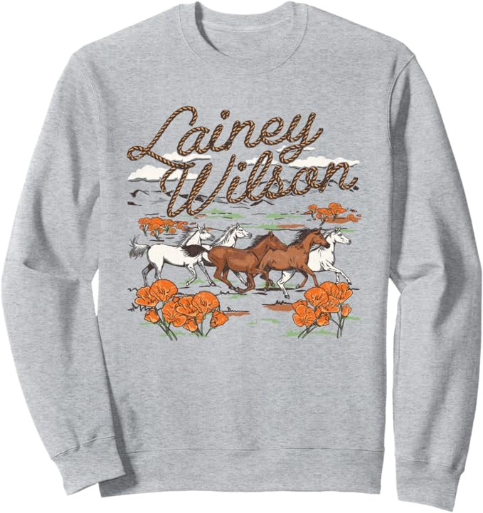 Lainey Wilson - Wild Horses Sweatshirt | Amazon (US)