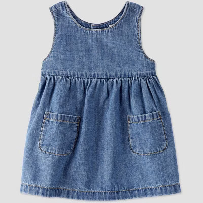 Little Planet by Carter’s Organic Baby Girls' Chambray Dress | Target