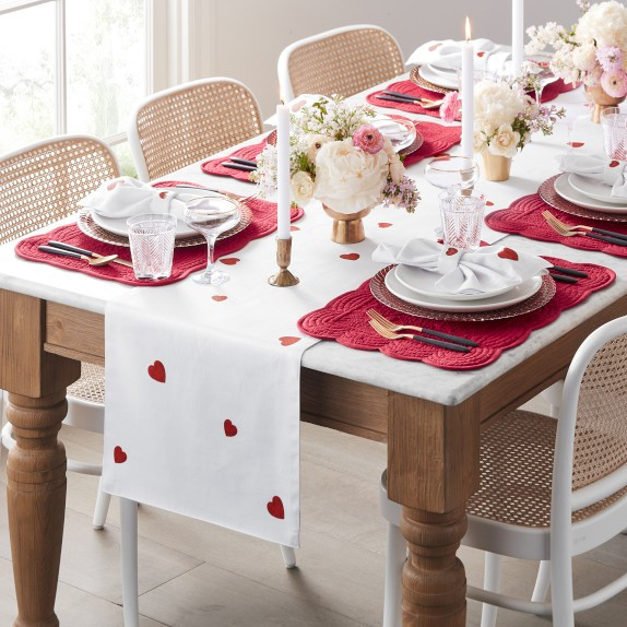 Heart Table Runner | Williams-Sonoma