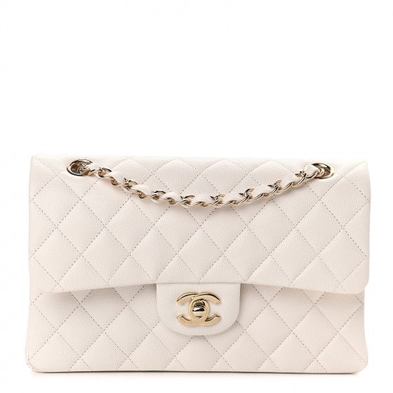 CHANEL

Caviar Quilted Small Double Flap White | Fashionphile