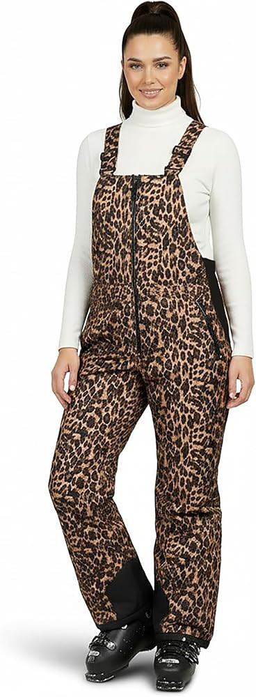 Arctic Quest womens Ski Snow Bibs Pants Insulated Water Resistant Overalls Snowboarding Winter Wa... | Amazon (US)