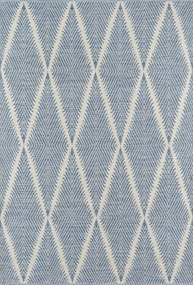 Erin Gates by Momeni River Beacon Denim Hand Woven Indoor Outdoor Area Rug, 2'3" X 8' Size Mat fo... | Amazon (US)