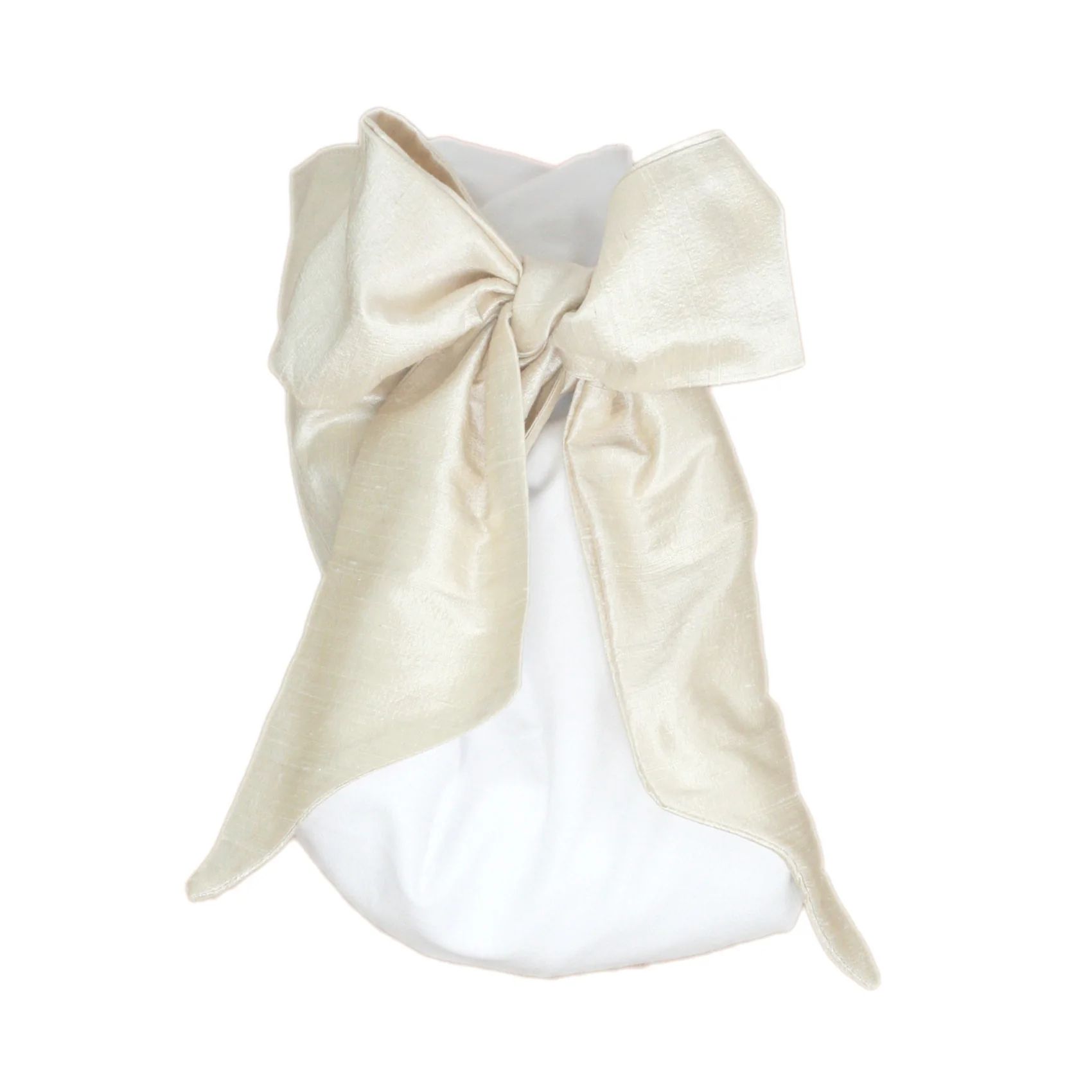 Silk Bow Swaddle &reg; - Pearl Strand Silk | The Beaufort Bonnet Company