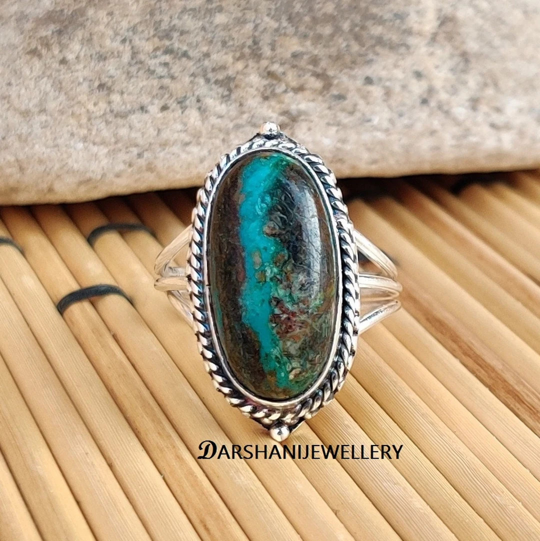 Tibetan Turquoise Ring,925 Sterling Silver Ring, Handmade Ring, Turquoise Ring, Gemstone Ring, Da... | Etsy (US)