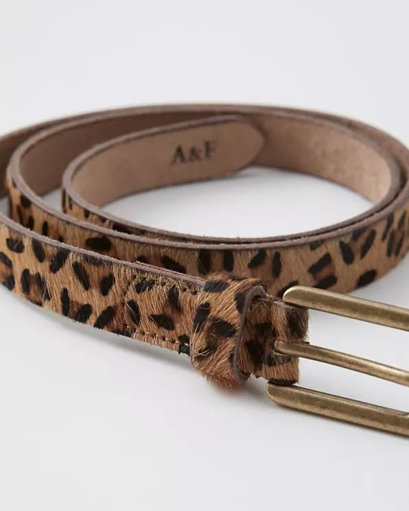 Skinny Leather Belt | Abercrombie & Fitch (US)
