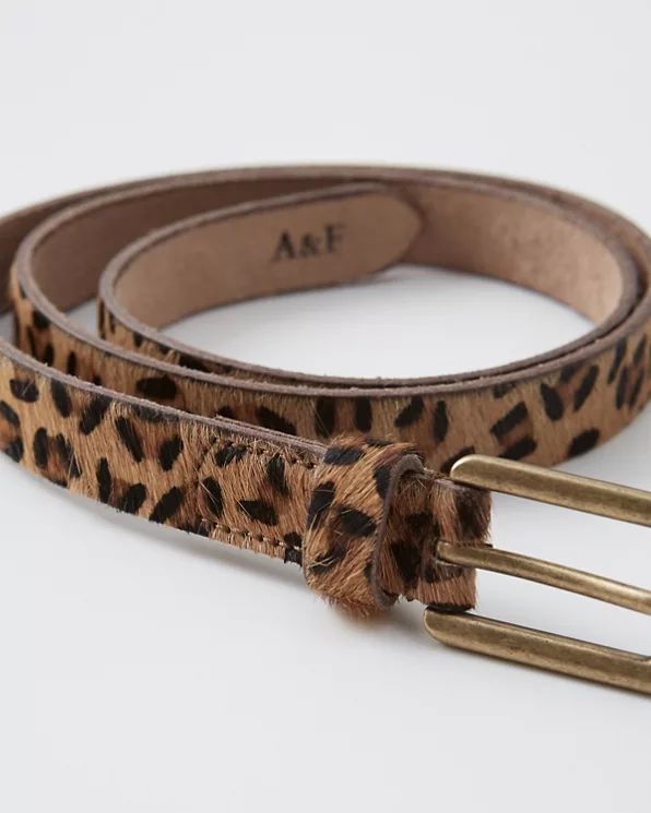 Skinny Leather Belt | Abercrombie & Fitch US & UK