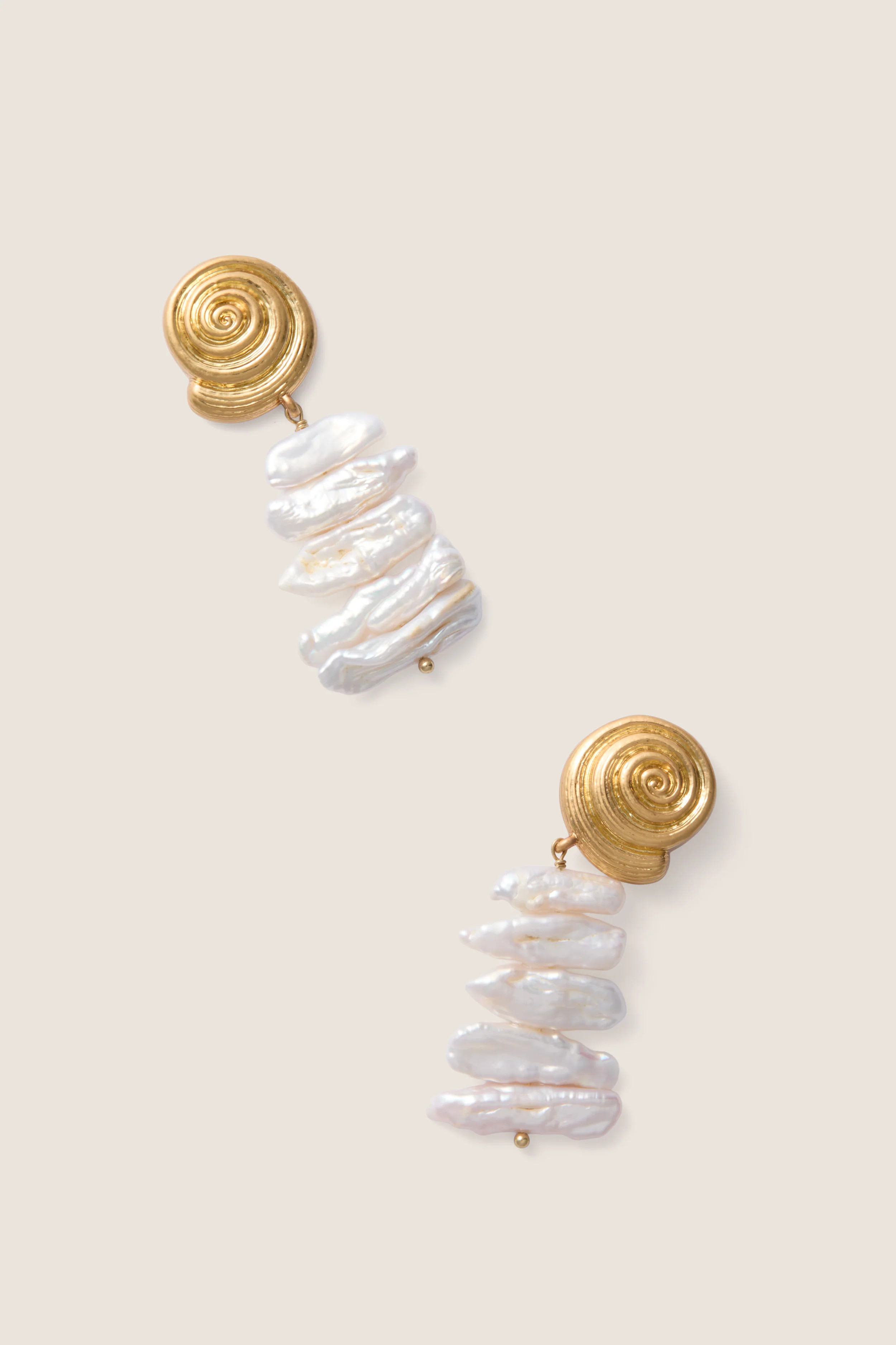 Gold and Pearl Alicia Earrings | Tuckernuck (US)