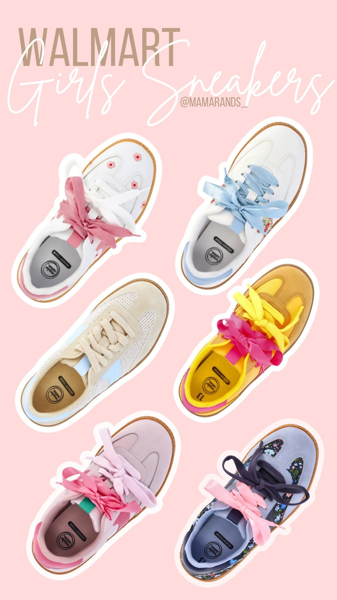 New spring sneakers for the girlies at Walmart!! 🎀 @walmartstyle #walmartpartner #walmartstyle
#LTKshoecrush

#LTKmomlife #LTKKids