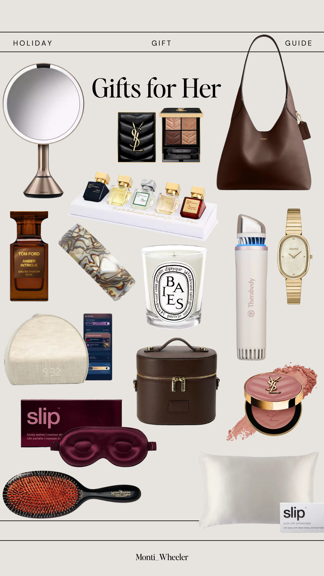 Holiday Gift Guide: Makeup, skincare, handbags, candles, luxe hair care, perfumes, and the accessories that elevate every day.
The perfect mix of little indulgences + standout gifts for everyone on your list. ✨🎁
Shop all my curated favorites below! 

 #LTKGiftGuide #LTKHoliday #LTKFindsUnder50