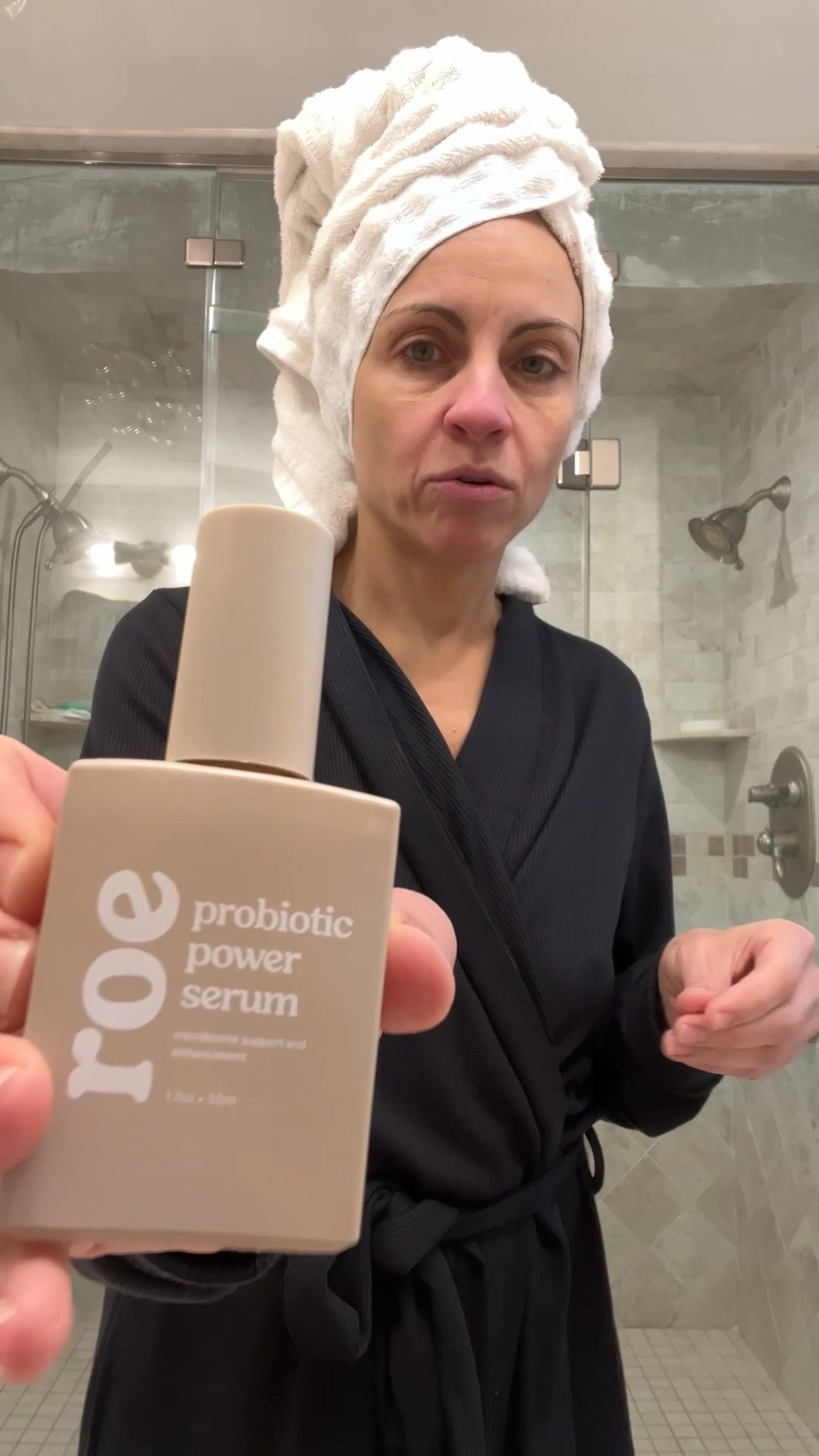 Morning skin care routine // Three face creams that you can use if you have sensitive skin row, Probiotic Power Serum, Biome Barrier Cream and Vanicream Moisturizing Lotion Pump, moisturizing lotion. I have rosacea and sensitive skin, so I have to be really careful but these have all been a game changer and have not affected my skin and have just made it have a nice glow and it’s beautiful. Highly recommend. 
Wearing my cozy set from Tommy John with a thermal bathrobe, tank top and leggings. Size small. 

#LTKmomlife #LTKselfcare #LTKmorningroutine