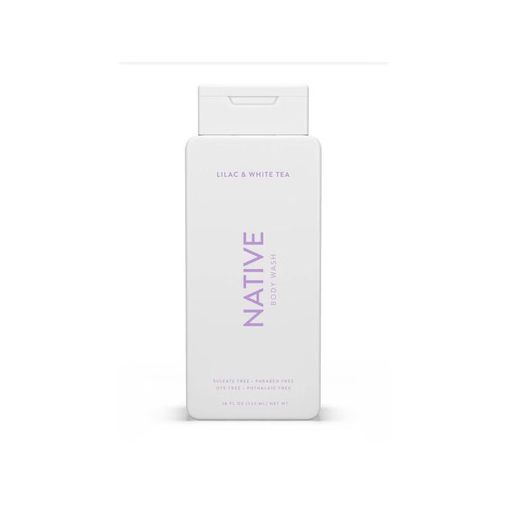 Native Lilac & White Tea Body Wash for Women - 18oz | Target