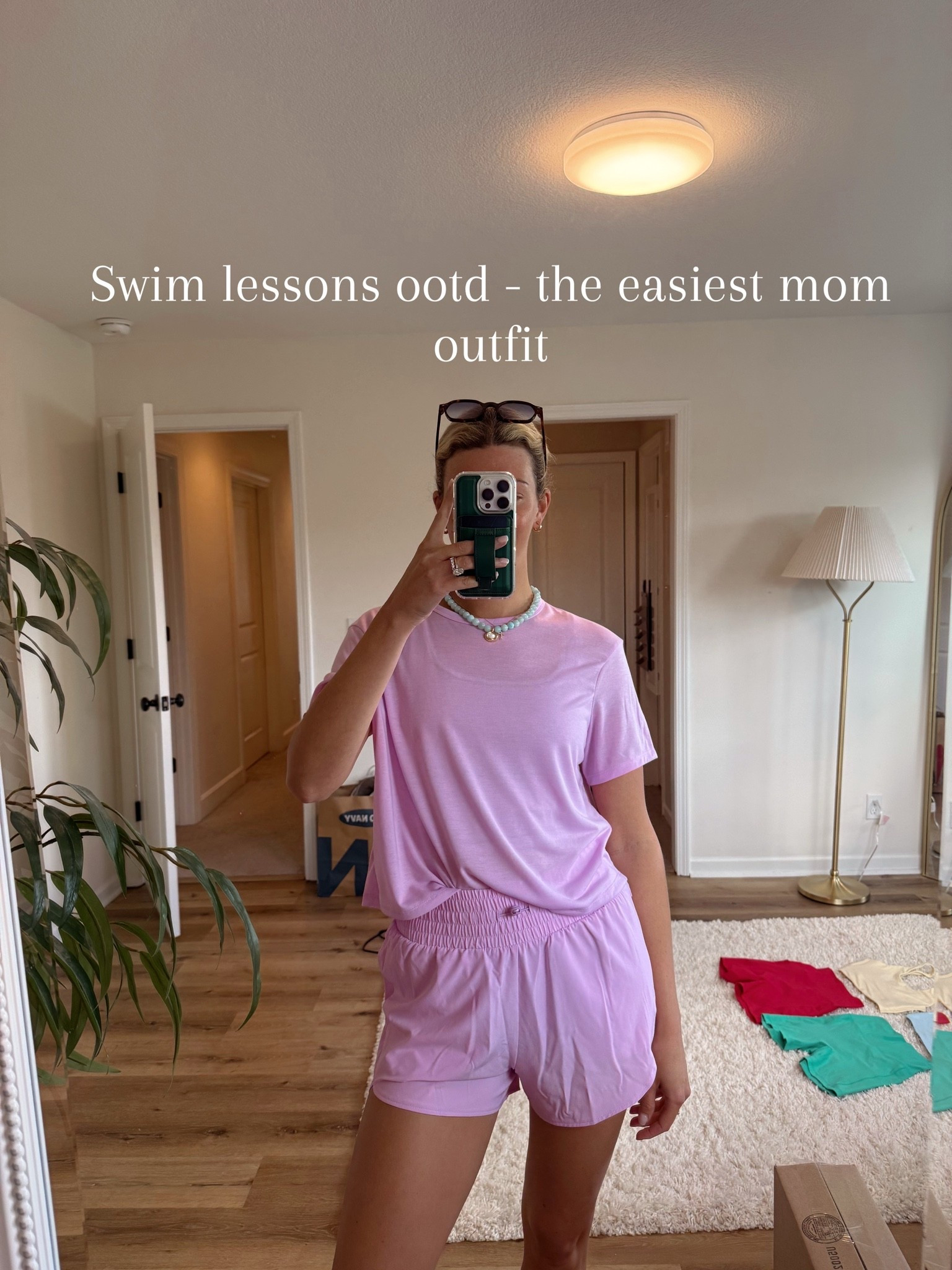 Size medium top and small shorts!

#LTKootd #LTKmomlife