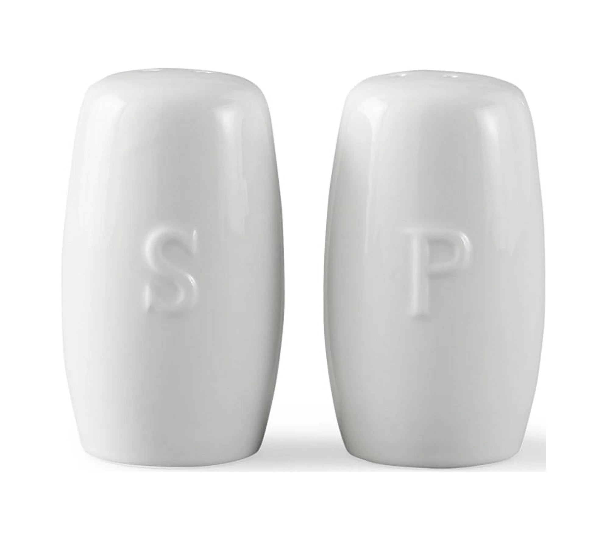 Better Homes & Gardens Porcelain Embossed Salt & Pepper Shaker Set | Walmart (US)