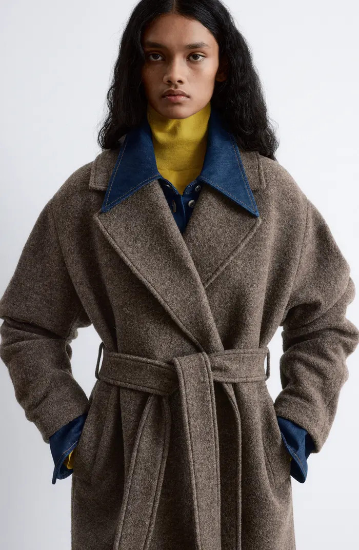 Belted Wool Wrap Coat | Nordstrom