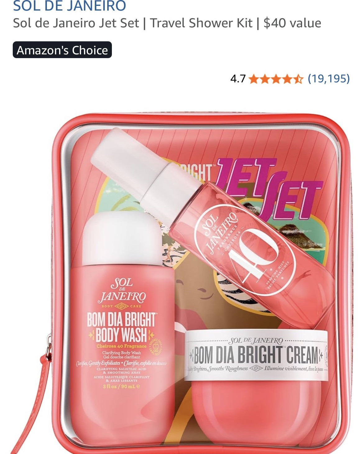 These Sol De Janeiro travel sets are 40% off! Such a good deal and make great gifts, especially if you have a teen/tween (although I love them myself too). And 40 is my favorite scent! Comes with a gently exfoliating body wash, a smoothing and brightening body cream, and a fragrance body mist.

#LTKSaleAlert #LTKBeauty