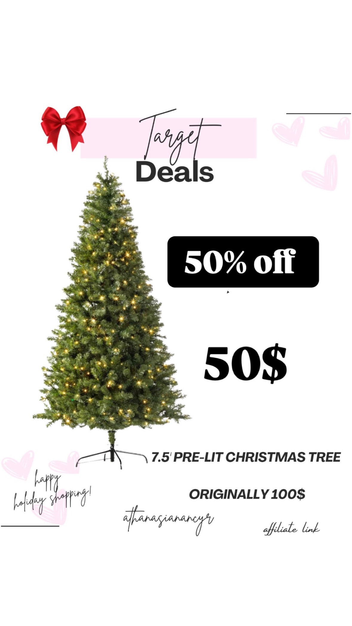 50$ Christmas tree 
#LTKHome

#LTKCyberWeek #LTKHoliday #LTKGiftGuide