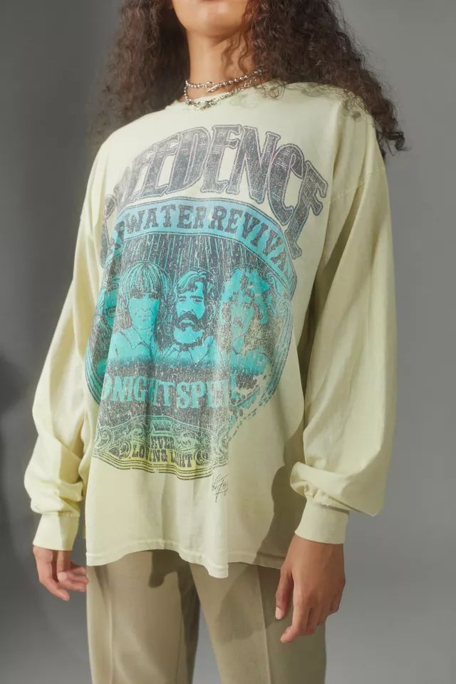 Creedence Clearwater Revival Long Sleeve Tee | Urban Outfitters (US and RoW)