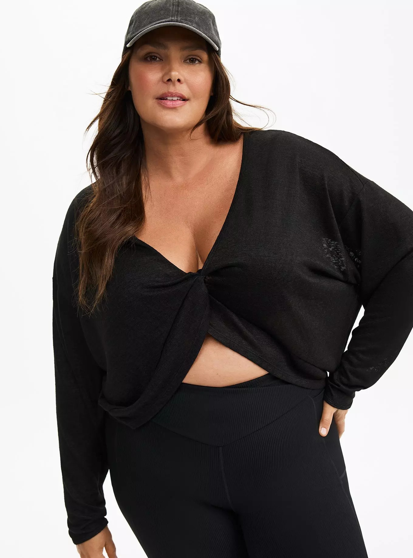 TRU Wrapped Crop Overshirt | Torrid (US & Canada)