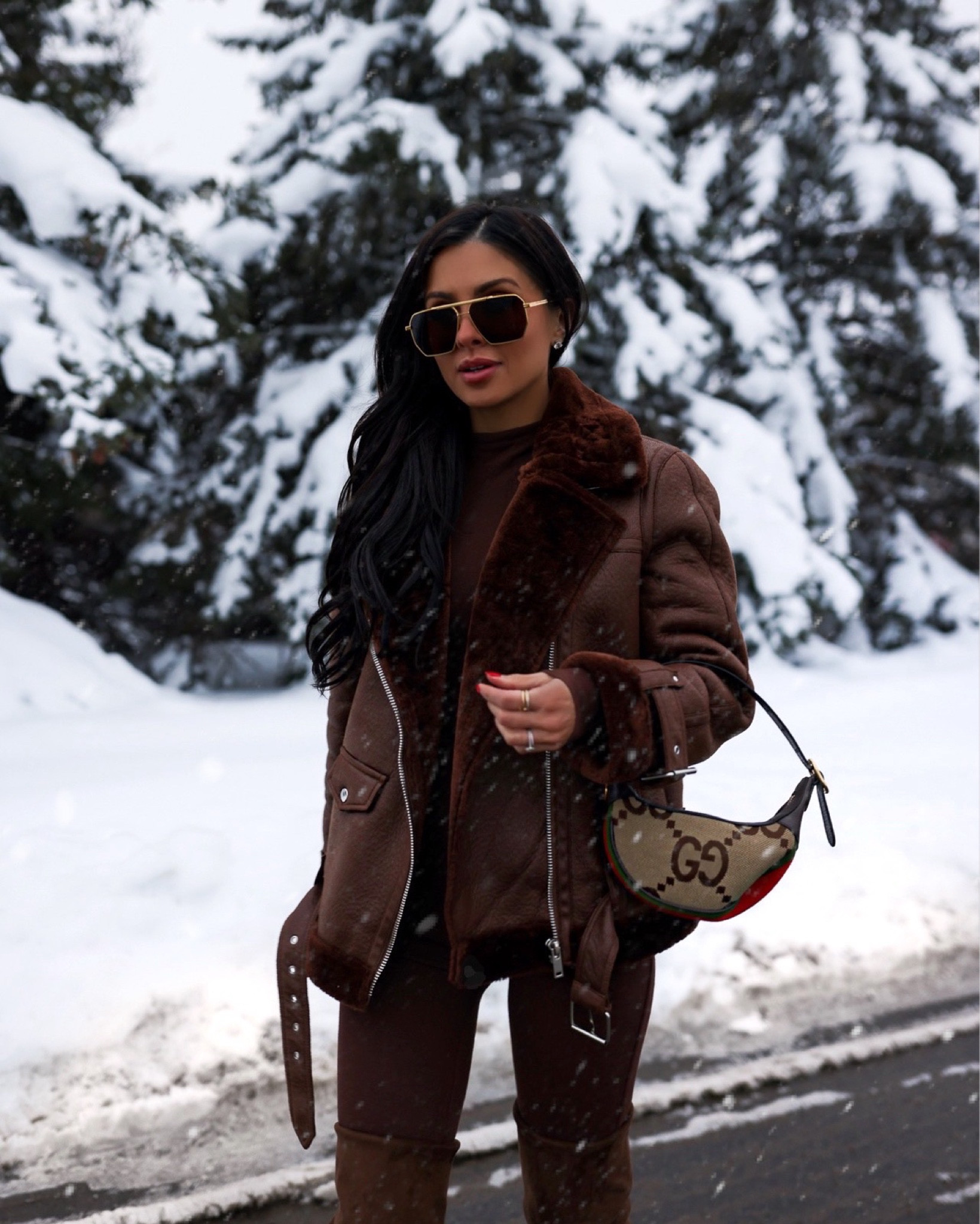 Chocolate winter outfit 
Brown suede over the knee boots 
Brown Chocolate bodysuit 
Brown moto jacket 




#LTKShoeCrush #LTKSeasonal #LTKStyleTip