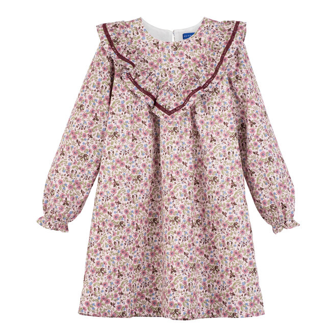 Cora Dress, Lavender Floral | Maisonette